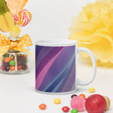 Ceramic Mug - Vibrant Watercolor Patterned Drinkware for Tea and Coffee Enthusiasts