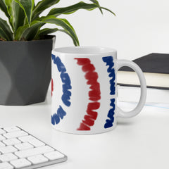 Tie-Dye Ceramic Coffee Mug