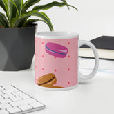 Macaroons Pattern Ceremic Coffee Mug
