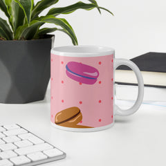 Macaroons Pattern Ceremic Coffee Mug