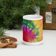 TieDye Blaze Ceramic Mug