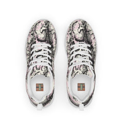 Lightweight Women's Athletic Sporty Shoes - Snake Pattern