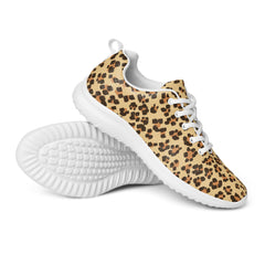 Lightweight Women’s Athletic Sporty Shoes - Leopard Brown Pattern