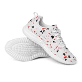 Lightweight Women’s Athletic Sporty Shoes - Colorful Terrazzo Pattern