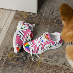 Lightweight Women’s Athletic Shoes Love and Rainbow Pride Colors