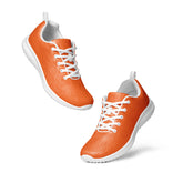 Women’s Lightweight Athletic Shoes - Sporty Orange Footwear for Active Lifestyles