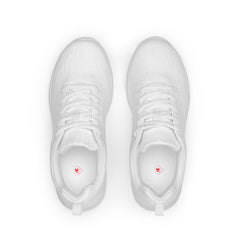 Women’s Lightweight Athletic Shoes - Sporty Style in Classic White