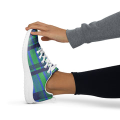 Lightweight Women’s Athletic Sporty Shoes - Flannel-Like Texture Pattern