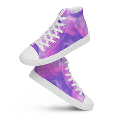 Tie-Dye Women’s High Top Canvas Shoes - Stylish Comfort for Everyday Wear