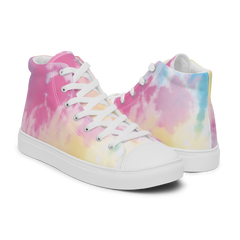 ColorRush Women’s high top canvas shoes - Tie-Dye Pattern