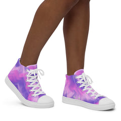 Tie-Dye Women’s High Top Canvas Shoes - Stylish Comfort for Everyday Wear