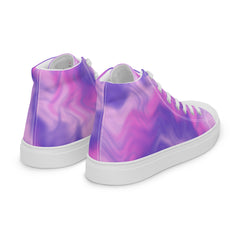 Tie-Dye Women’s High Top Canvas Shoes - Stylish Comfort for Everyday Wear