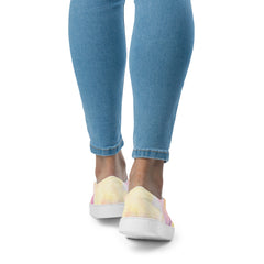 ColorRush Women’s slip-on canvas shoes - Tie-Dye Patterned