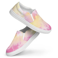 ColorRush Women’s slip-on canvas shoes - Tie-Dye Patterned