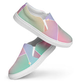 CrystalStride Women’s slip-on canvas Shoes - Glass Pattern