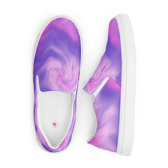 Tie-Dye Women’s Slip-On Canvas Shoes - Comfortable and Stylish Footwear