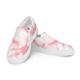 Pink Tie-Dye Women’s Slip-On Canvas Shoes - Comfortable And Stylish Footwear