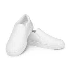 Women’s slip-on canvas shoes White
