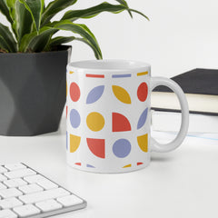 Abstract Design Ceramic Coffee Mug