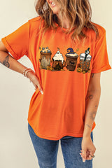 Women’s Halloween Theme Graphic T-Shirt