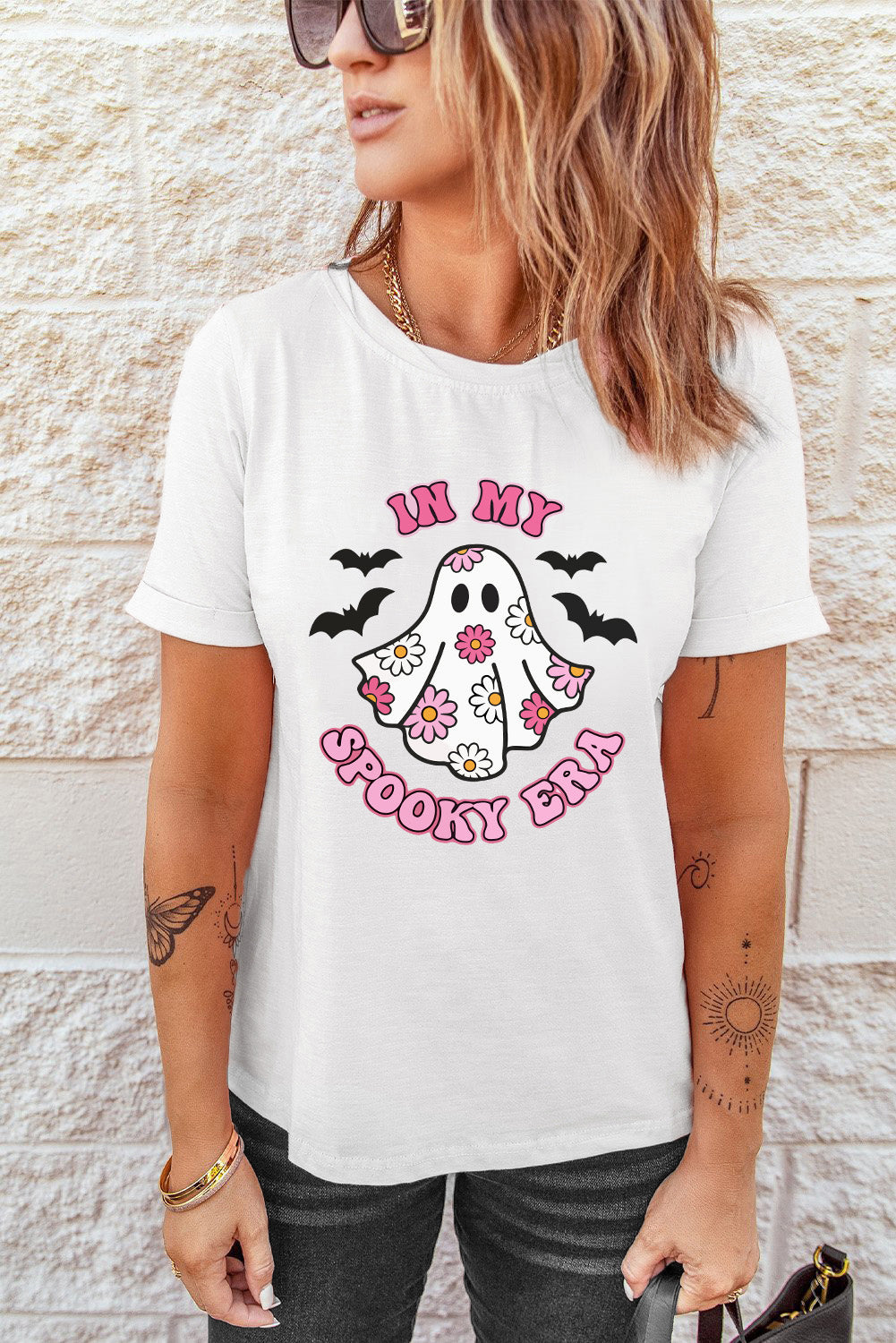 IN MY SPOOKY ERA” Ghost Graphic T-Shirt