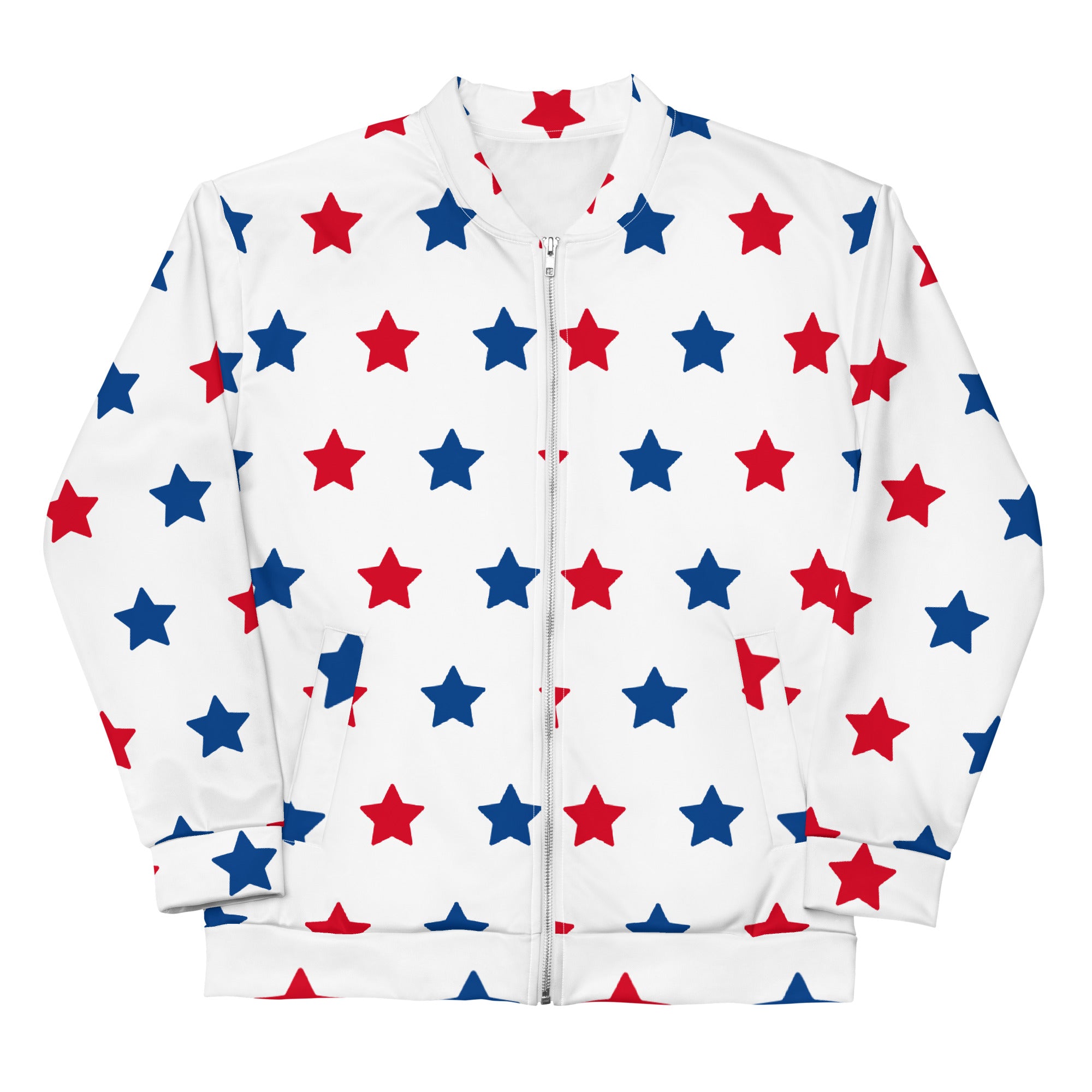 Stars Unisex Bomber Jacket Hand-Sewn, And Oeko- Tex 100 Certified