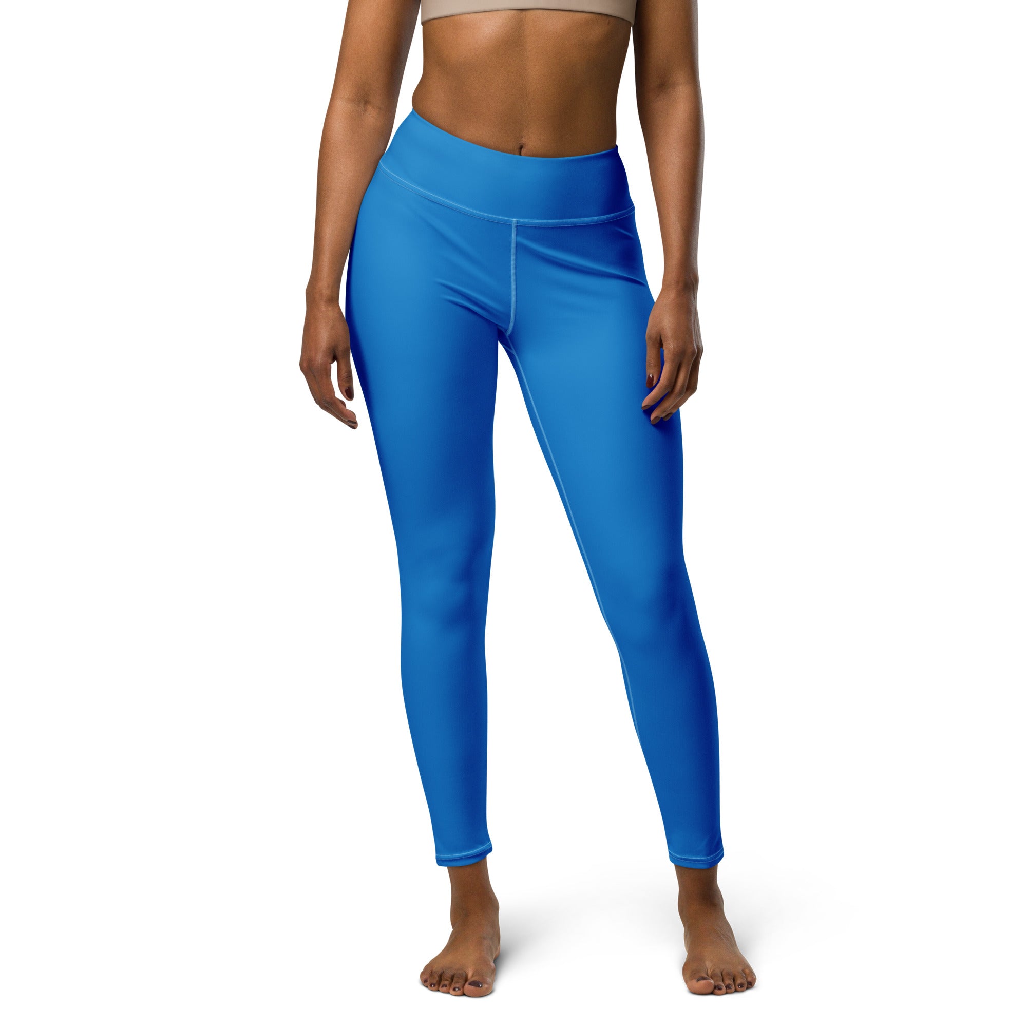 Premium Navy Blue Yoga Leggings