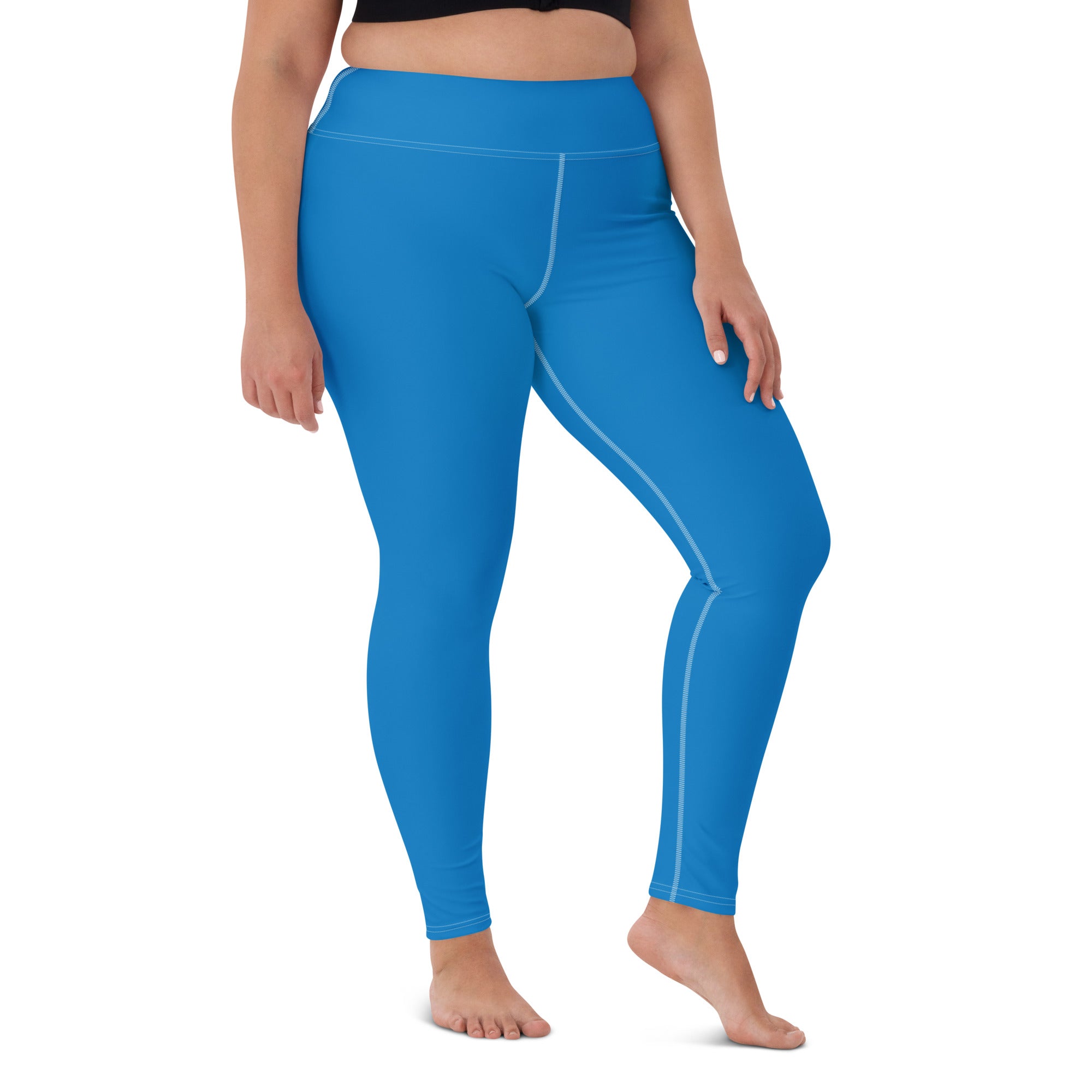 Premium Navy Blue Yoga Leggings