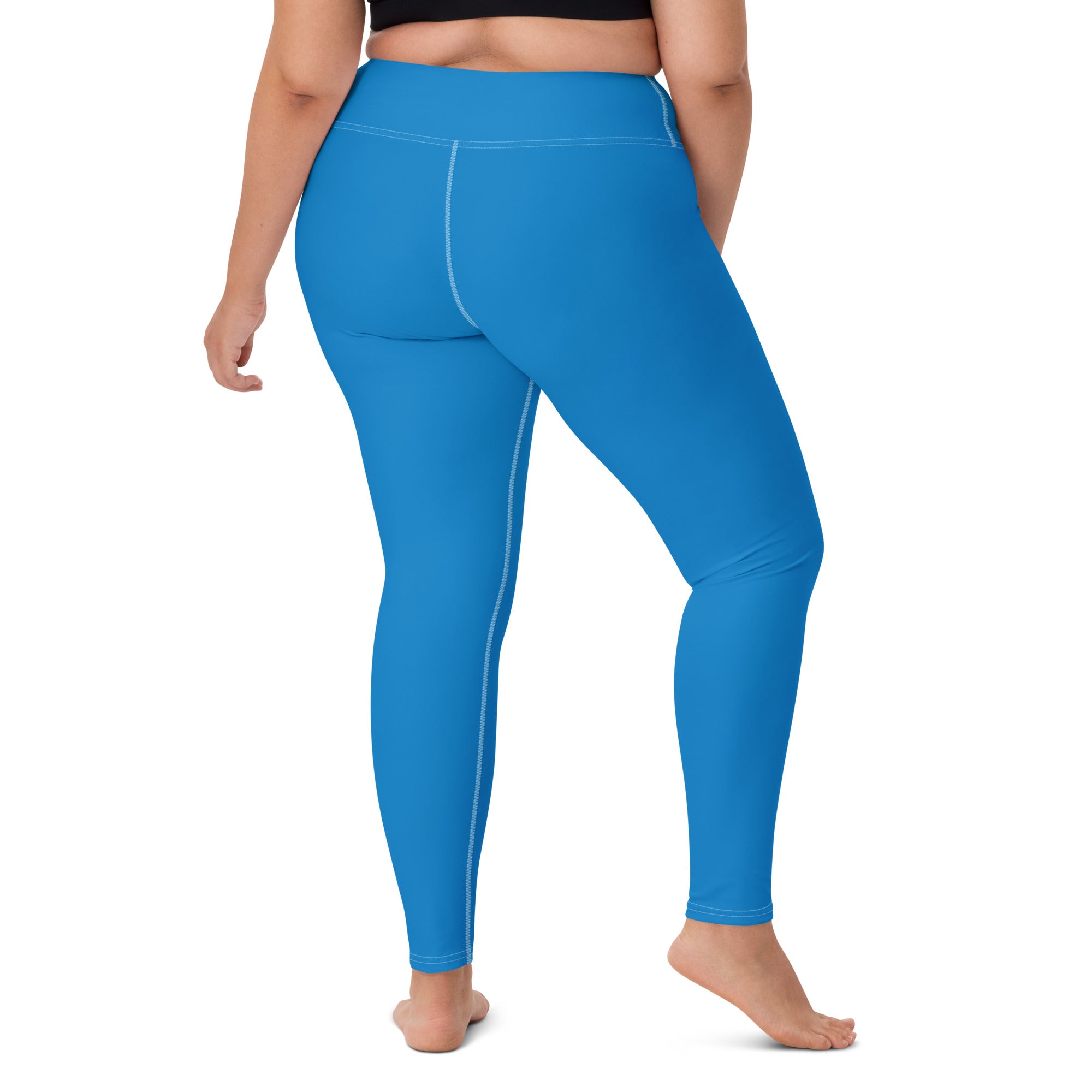 Premium Navy Blue Yoga Leggings