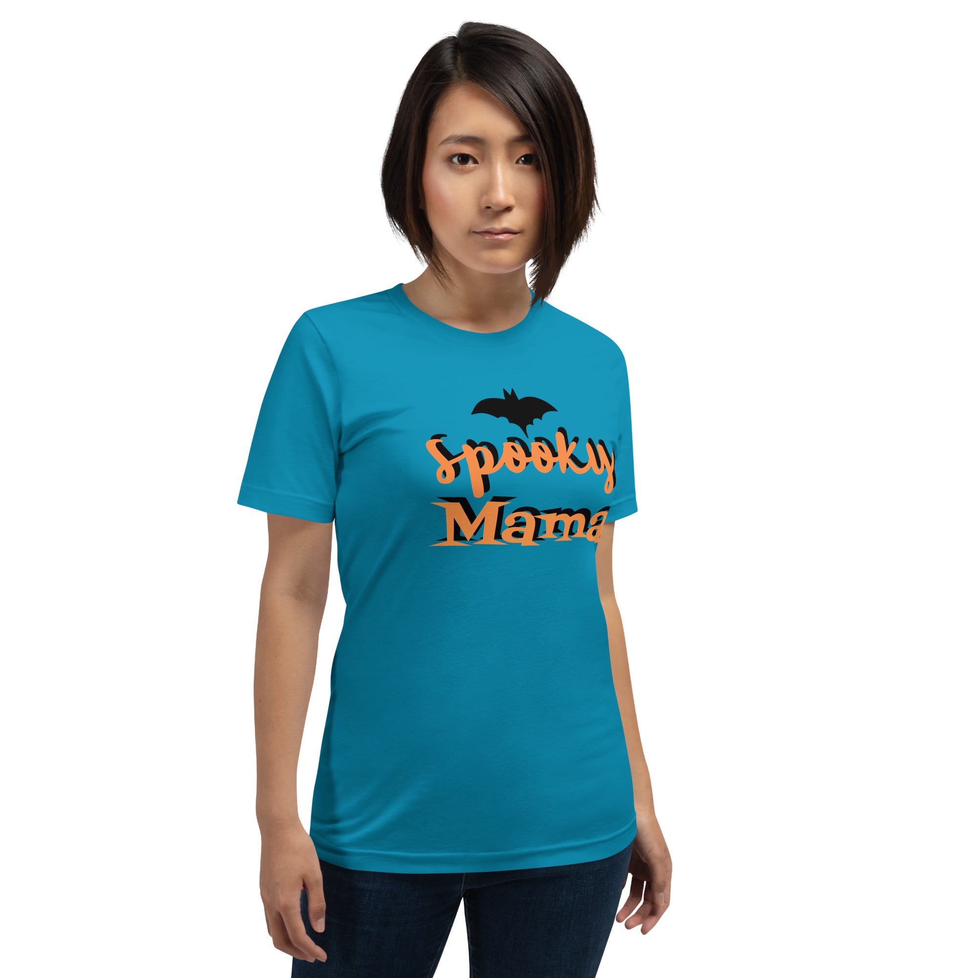 Unisex t-shirt Spooky Mama Slogan For Halloween