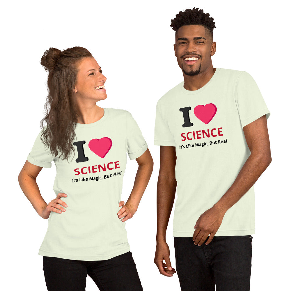 Unisex Staple T-Shirt - I Love Science