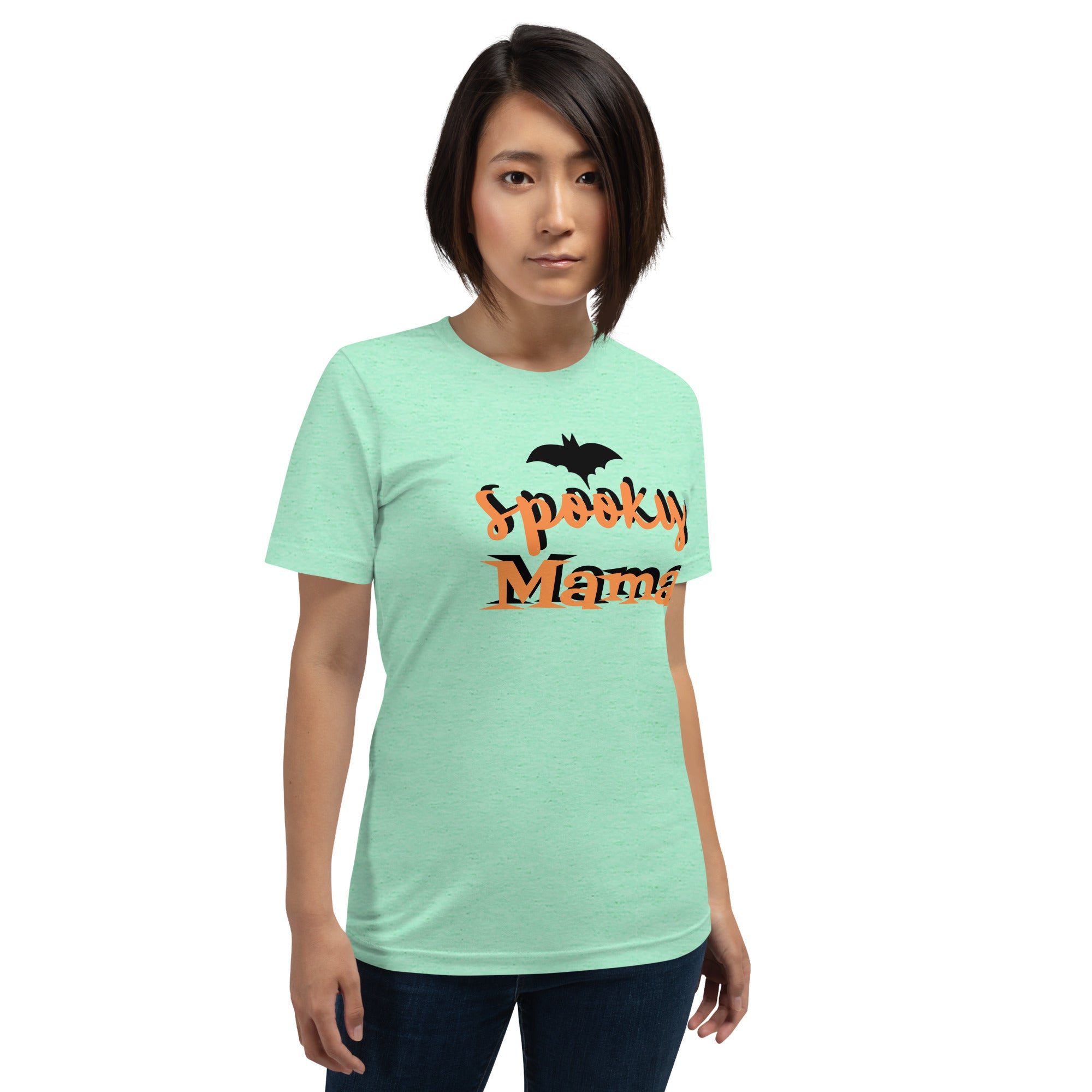 Unisex t-shirt Spooky Mama Slogan For Halloween