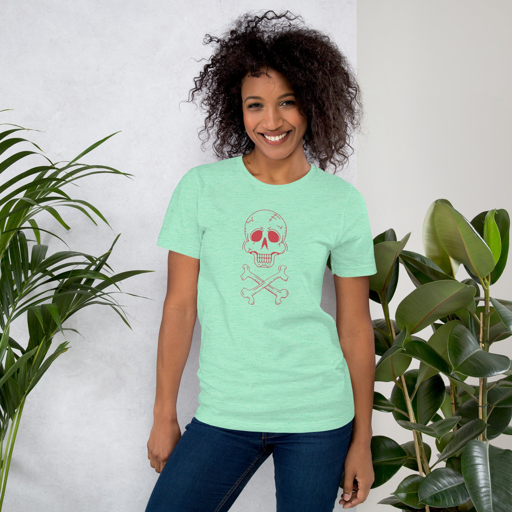 Unisex Staple T-Shirt - Halloween Skull Theme