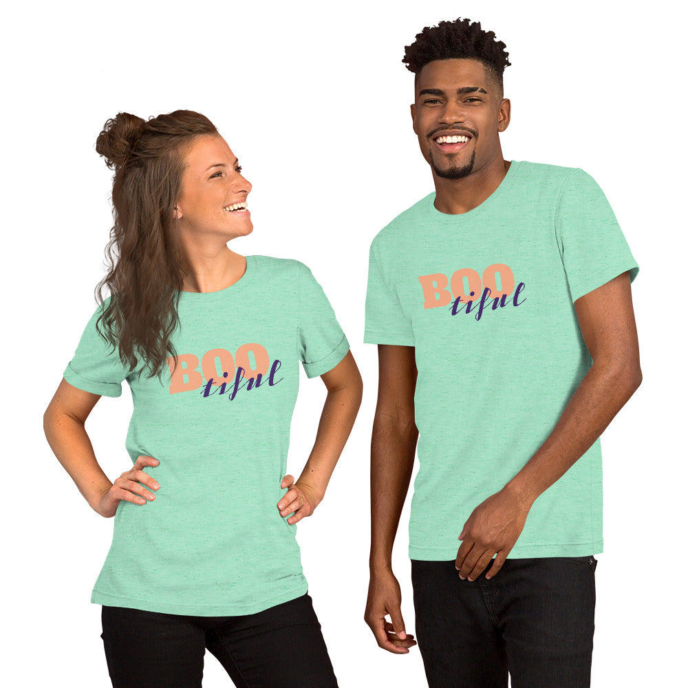 Unisex Staple T-Shirt - Halloween Puns “Bootiful”