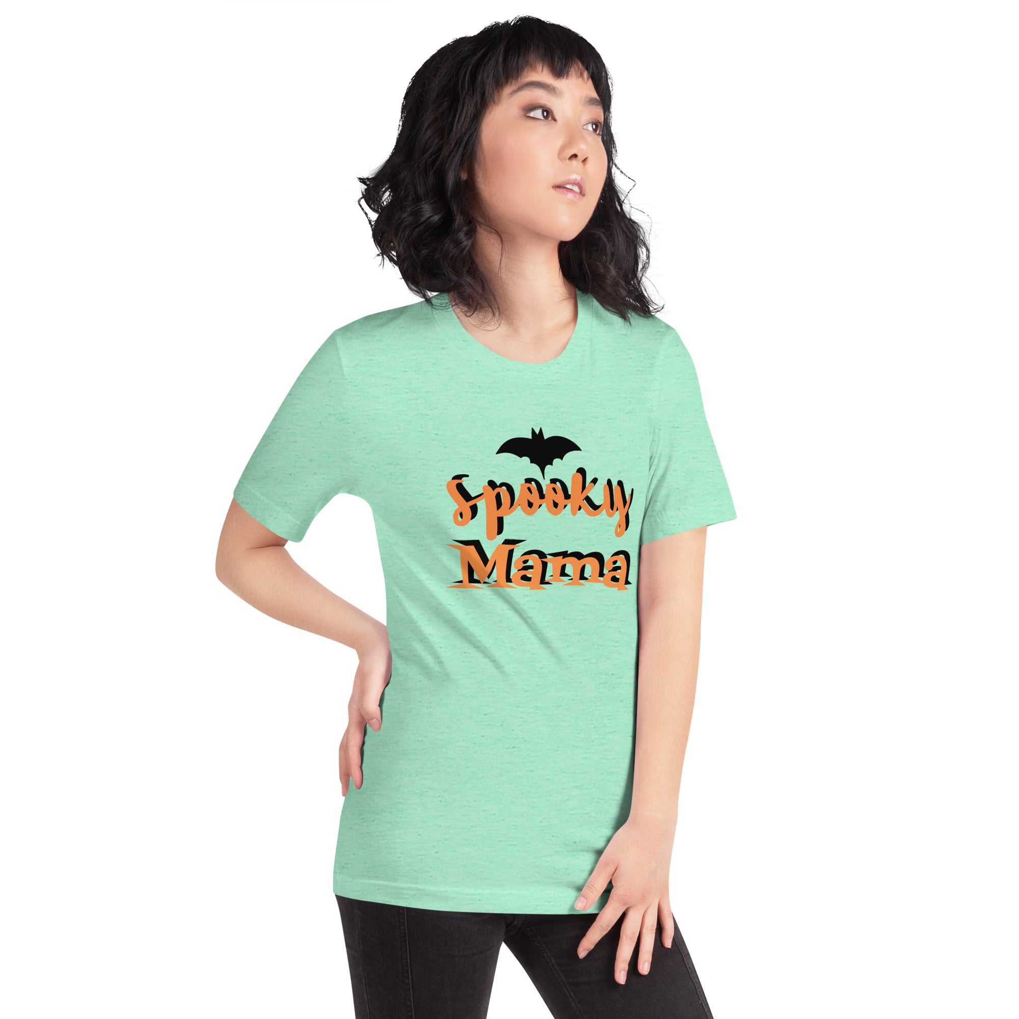 Unisex t-shirt Spooky Mama Slogan For Halloween