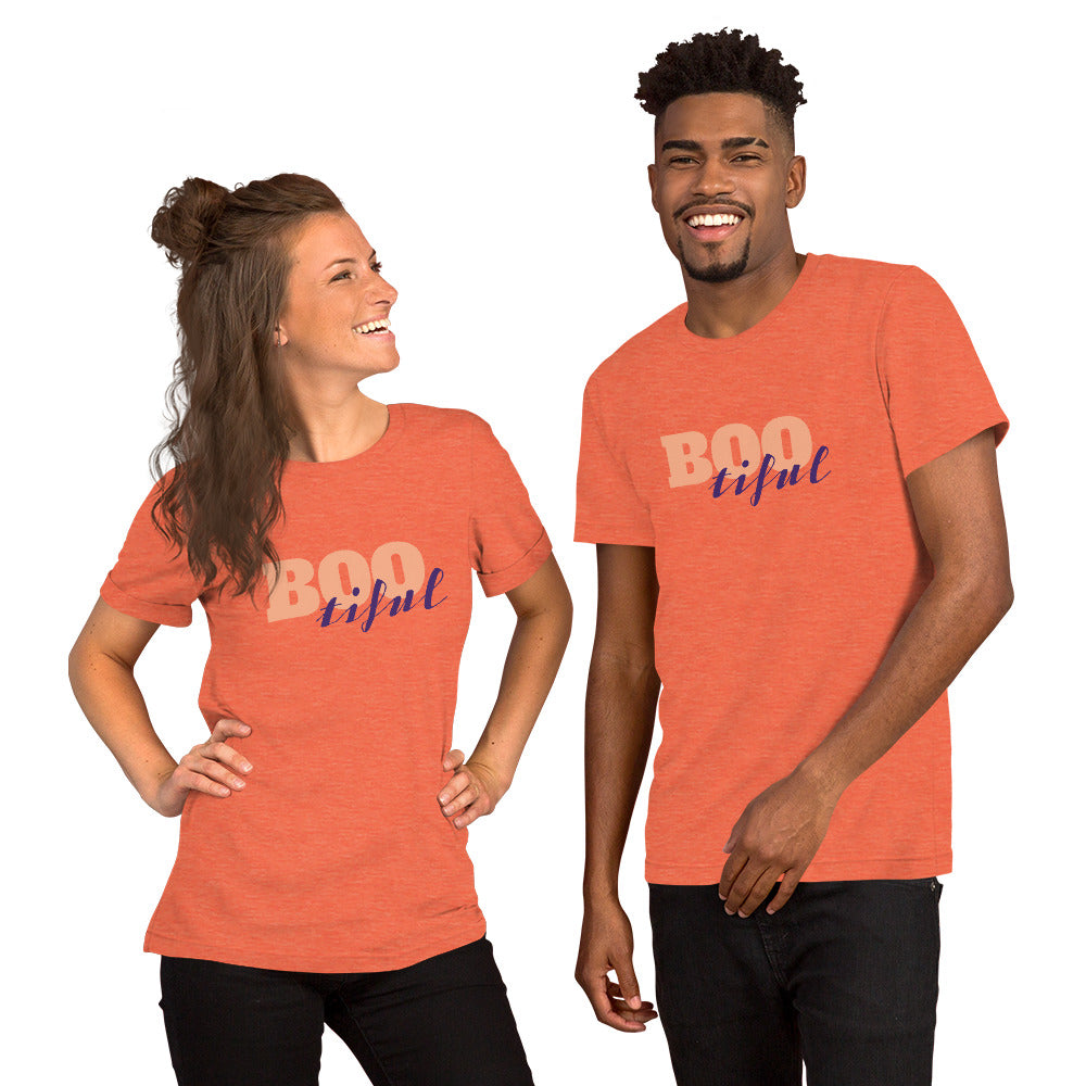 Unisex Staple T-Shirt - Halloween Puns “Bootiful”