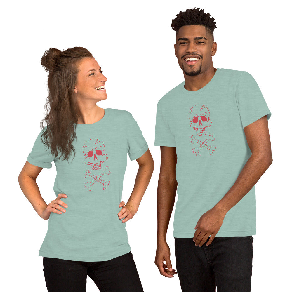 Unisex Staple T-Shirt - Halloween Skull Theme