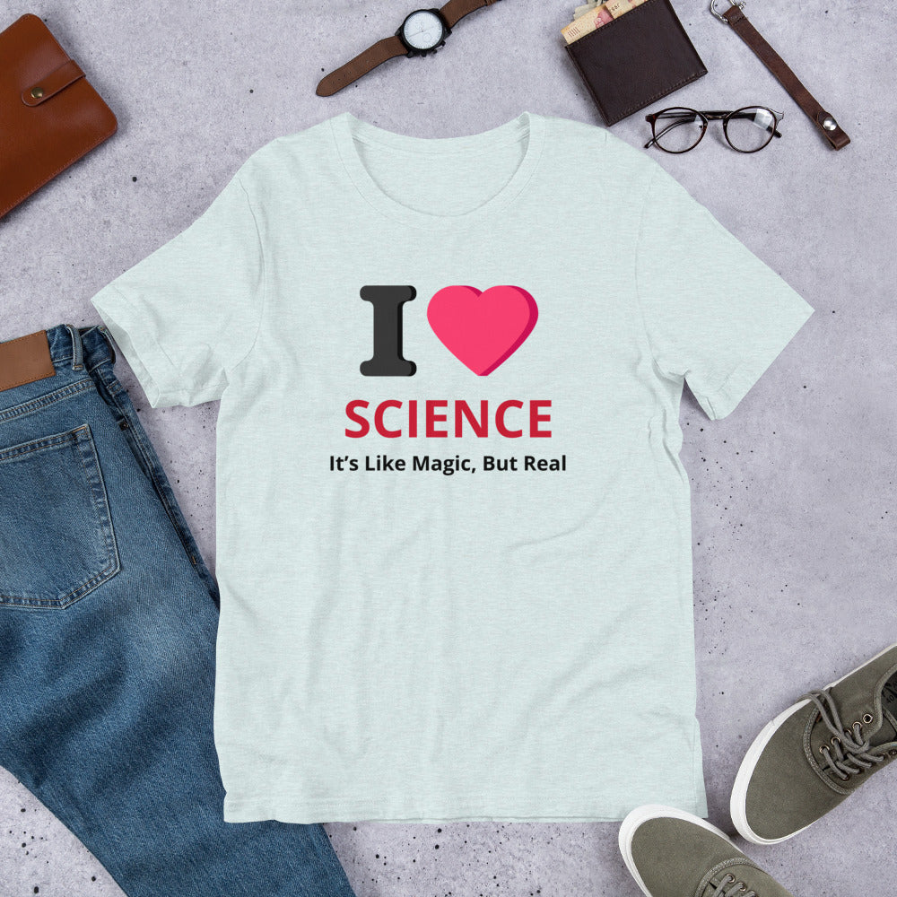 Unisex Staple T-Shirt - I Love Science