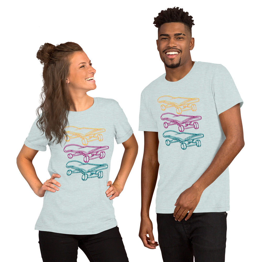 Unisex Staple T-Shirt - Skateboards Graphic