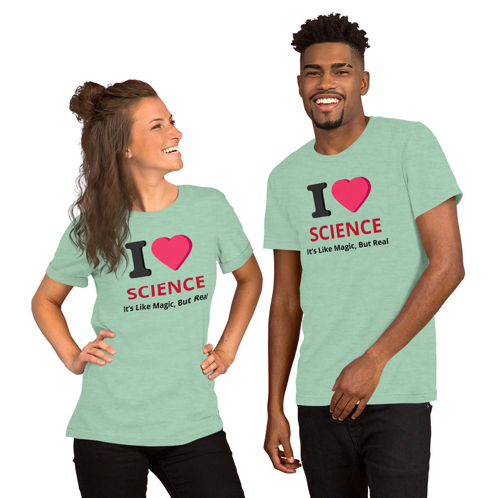 Unisex Staple T-Shirt - I Love Science