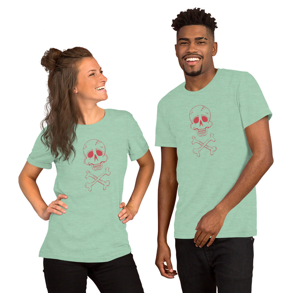 Unisex Staple T-Shirt - Halloween Skull Theme