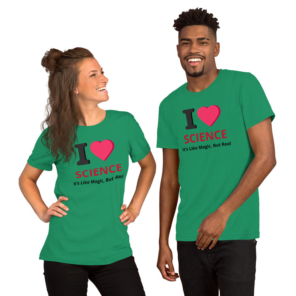 Unisex Staple T-Shirt - I Love Science