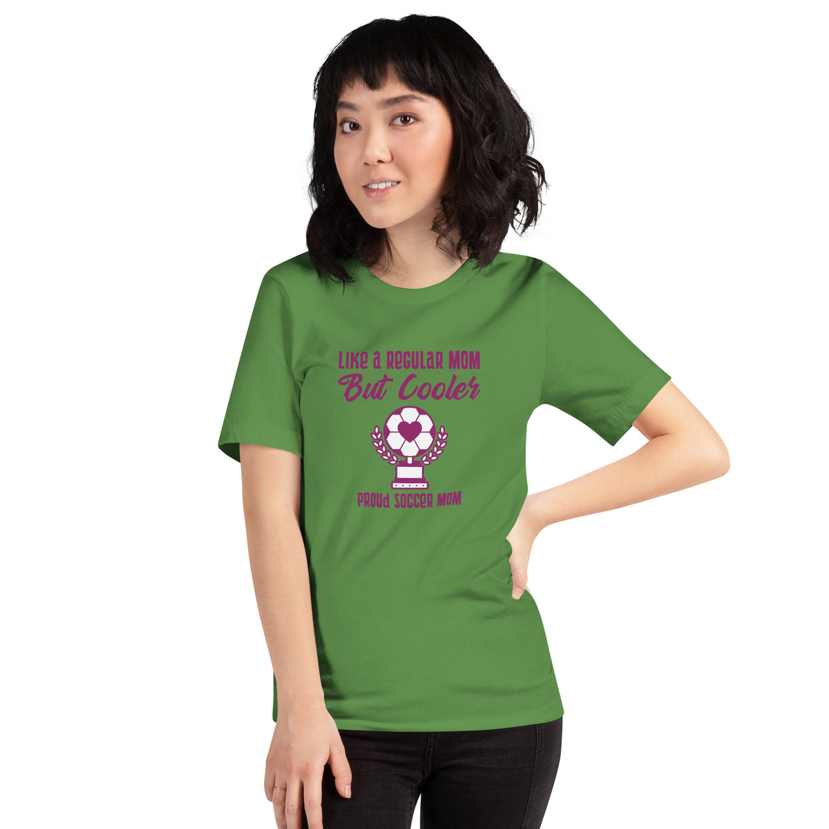 Unisex t-shirt: Cool Soccer Mom Like a Regular Mom but Cooler