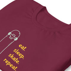 Eat Sleep Skate Repeat” Unisex Staple T-Shirt