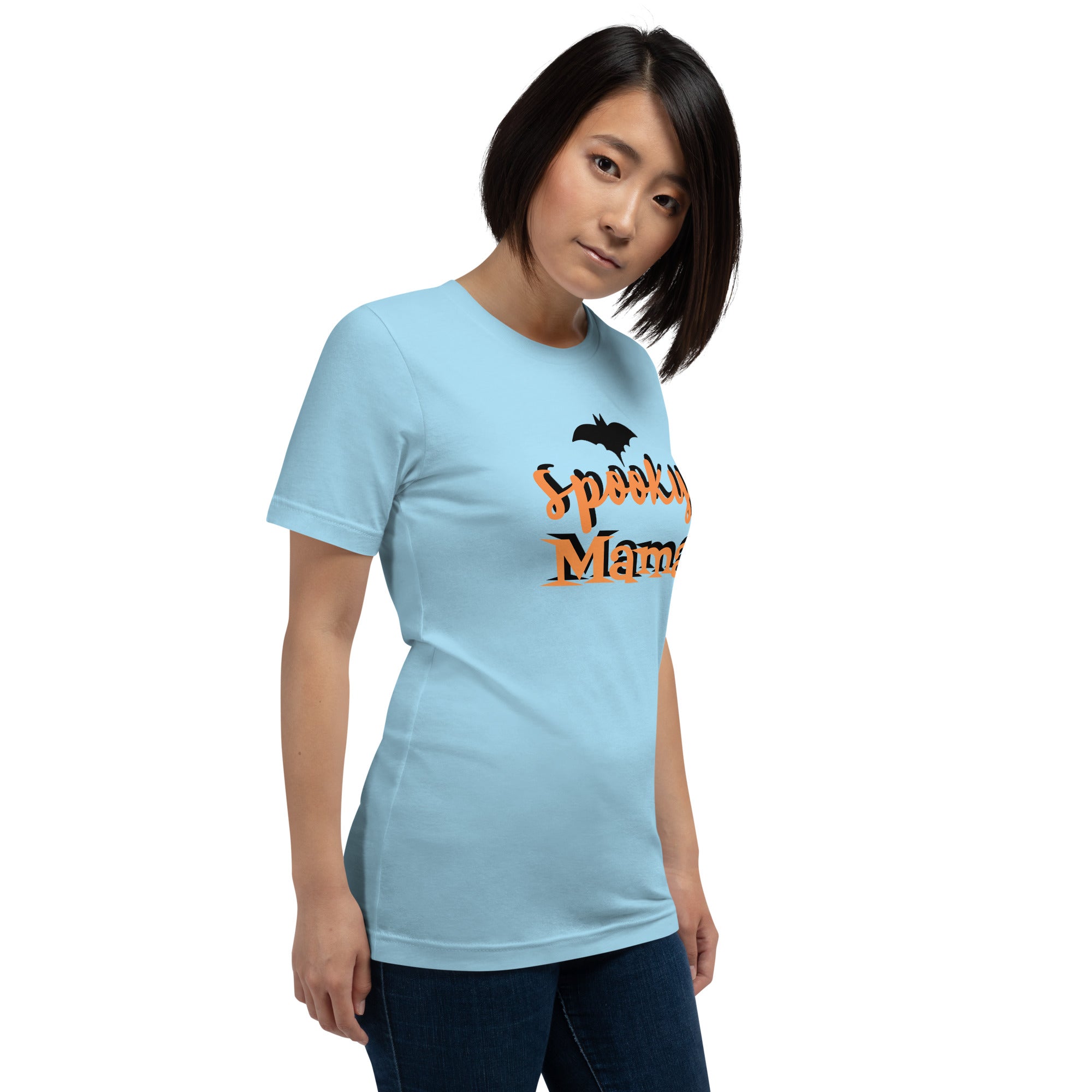 Unisex t-shirt Spooky Mama Slogan For Halloween