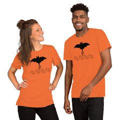 Unisex T-Shirt - Bat & Pumpkin Graphic