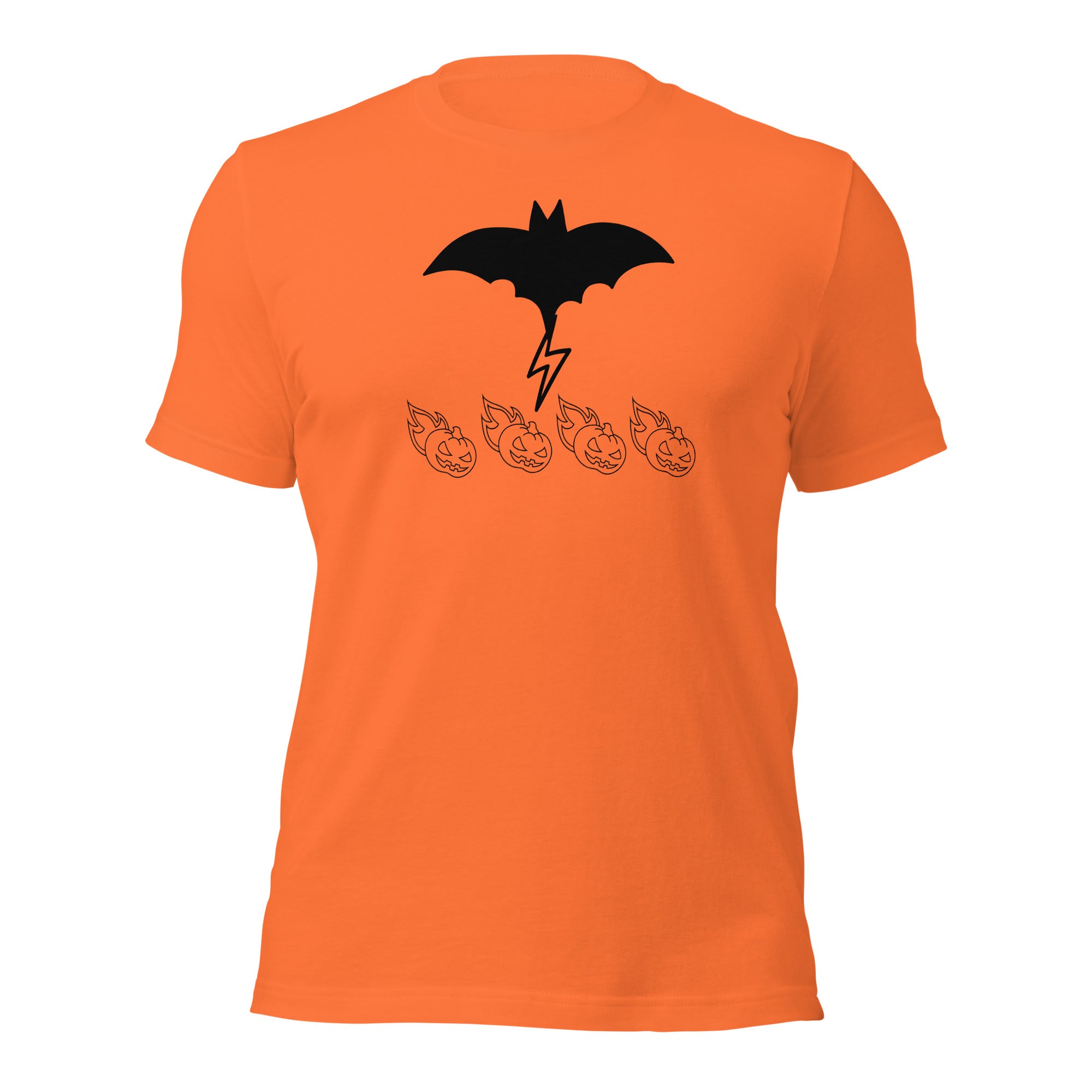 Unisex T-Shirt - Bat & Pumpkin Graphic