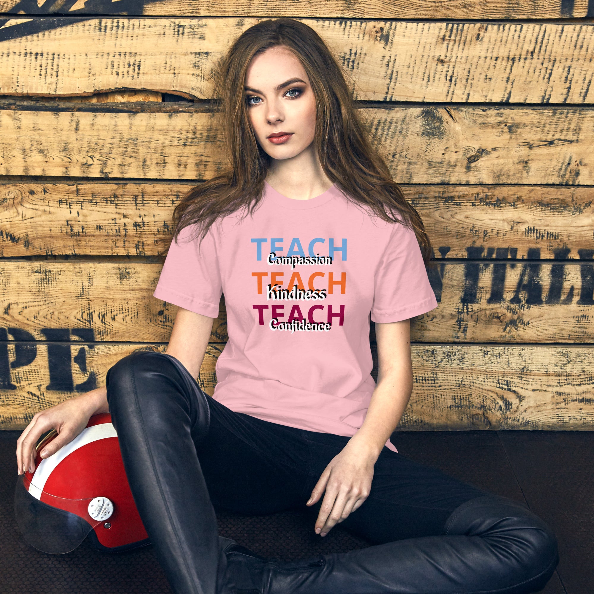 Unisex T-shirt Teach Compassion, Kindness, Confidence