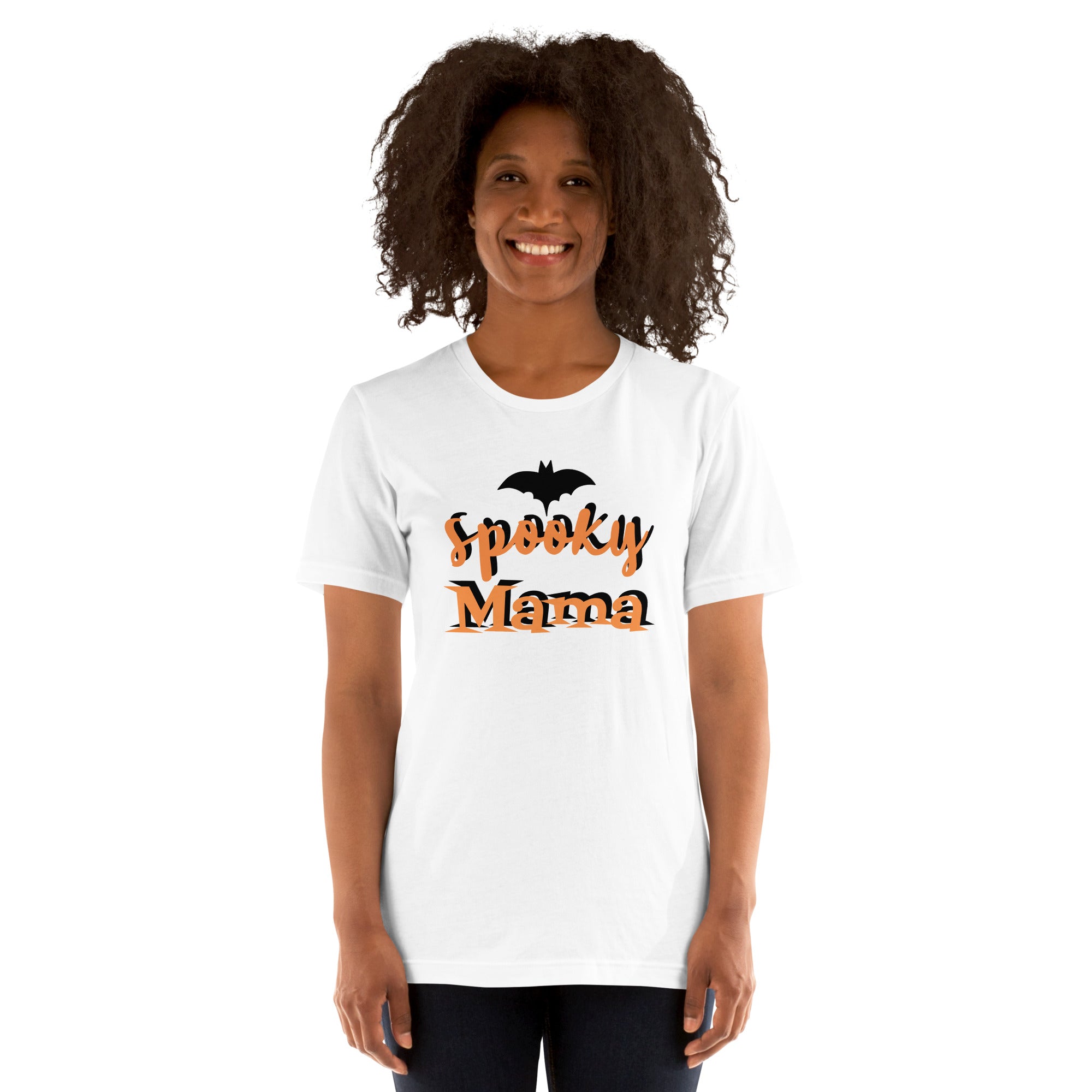 Unisex t-shirt Spooky Mama Slogan For Halloween