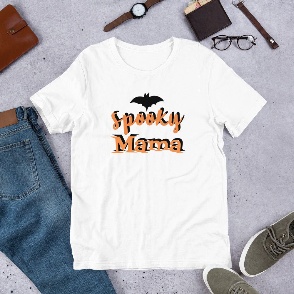 Unisex t-shirt Spooky Mama Slogan For Halloween